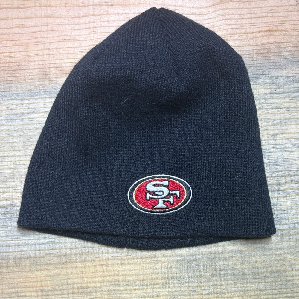 Reebok Black Beanie with Red Logo